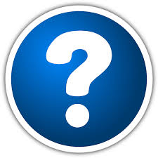 question mark blue