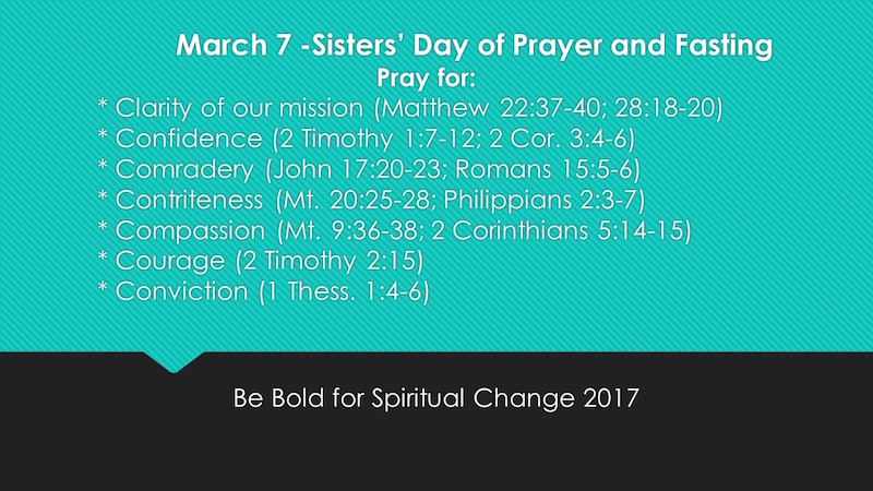 Day of Prayer and Fasting