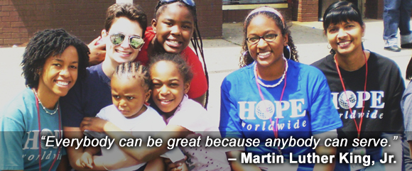 HOPE worldwide - MLK Day 