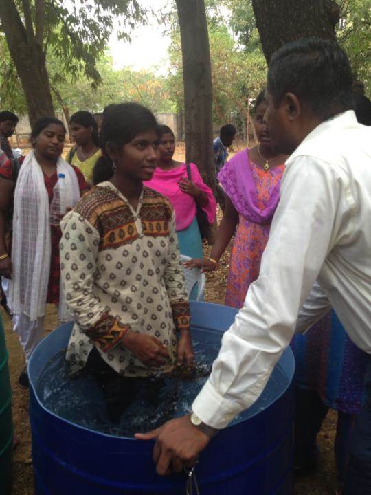 Trichy baptism